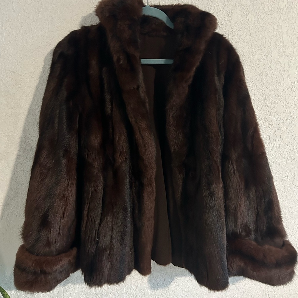 Chocolate Mink Coat